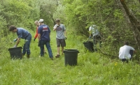 Most of the group is in this shot.