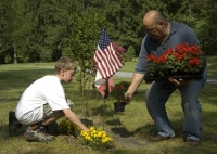 Nick with American Legion helper