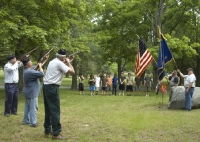 Four crack riflemen deafen scouts