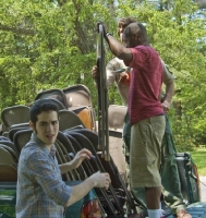 Aaron lends a hand
