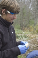 Ben packs a tube