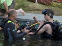 Thomas with master diver